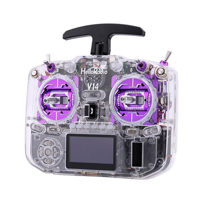 HelloRadio V14 Radio Controller with Clear Case (ELRS / M2)